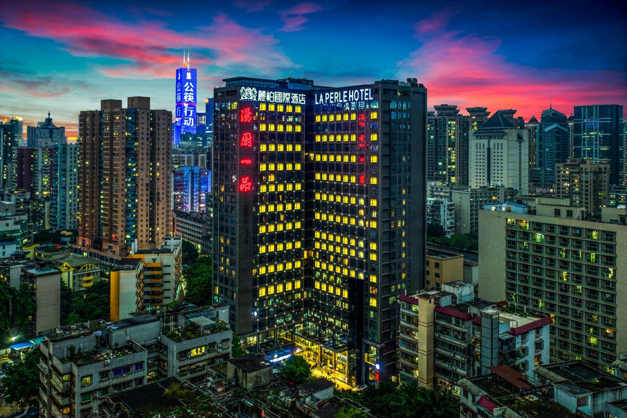 La Perle International Hotel - Free Shuttle Between Hotel And Exhibition Center During Canton Fair & Exhibitor Registration Counter Exteriér fotografie